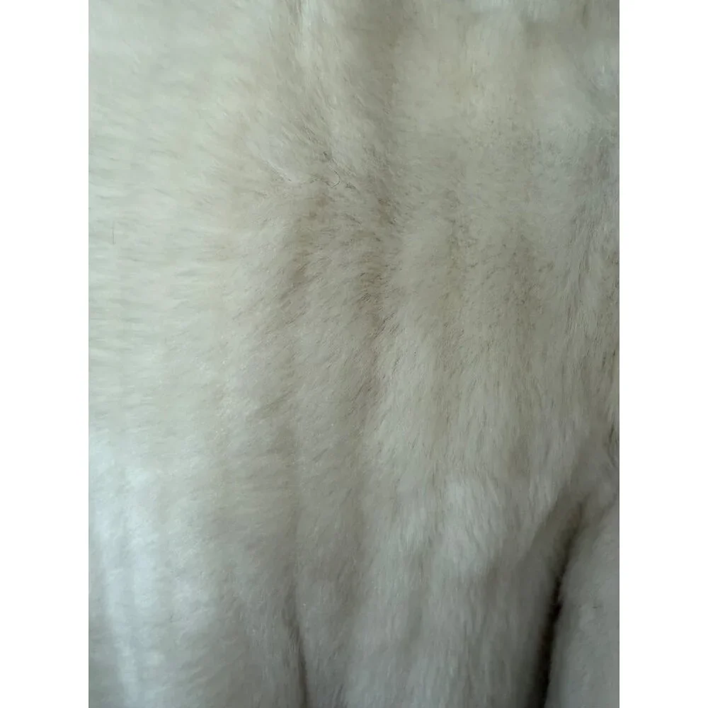 Vintage 70's Candice Originals Faux Fur Gray/White Coat - Picture 15 of 16
